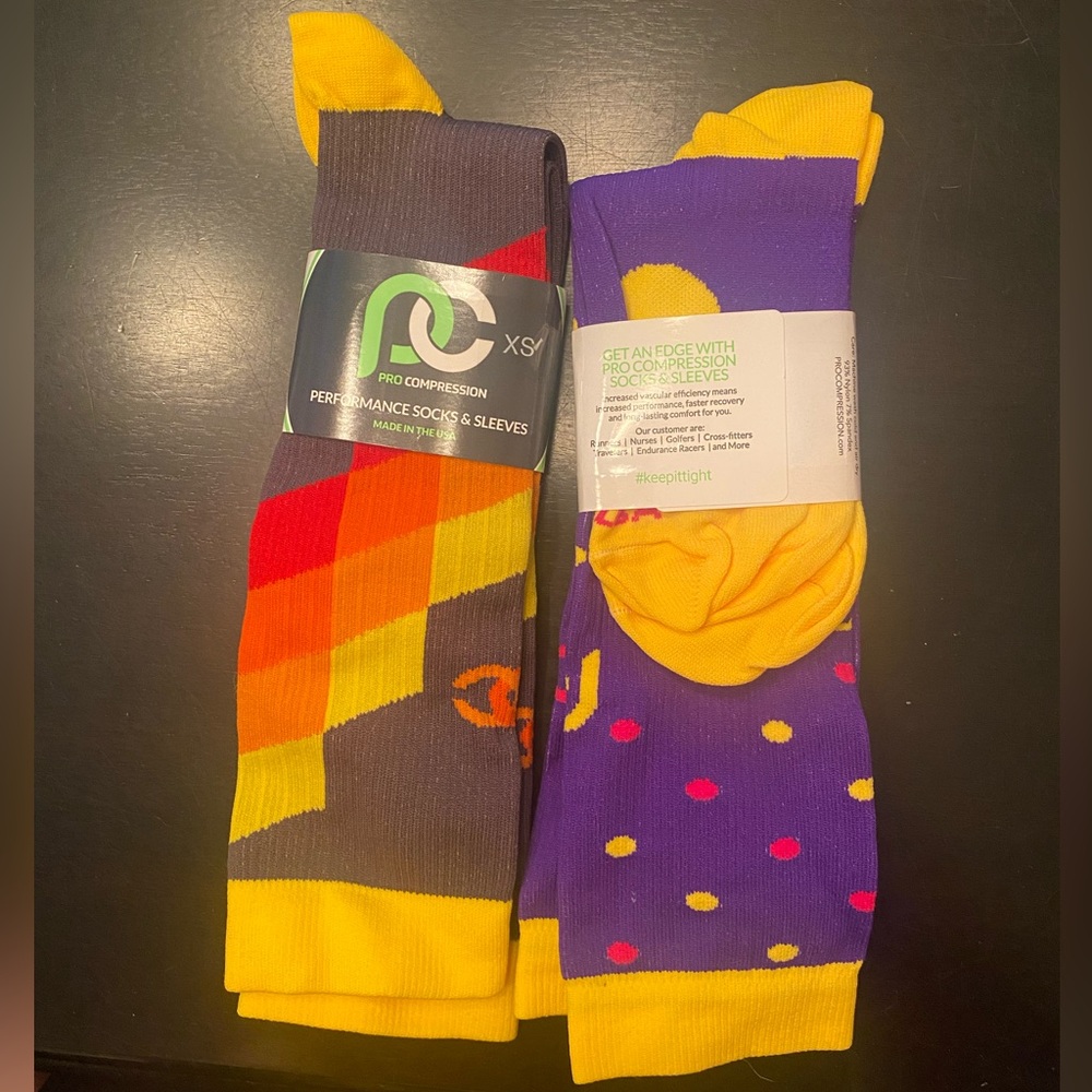 Women’s Pro Compression Marathon Knee-High Compression Socks (set of 2)